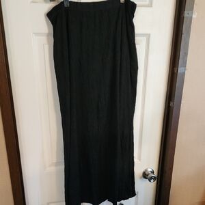 Black Maxi Skirt for Cocktail Nights